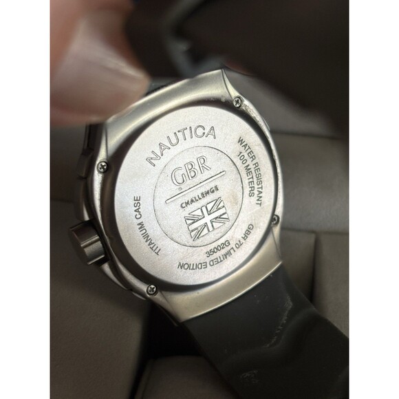 GBR Challenge Nautica Watch Pre-Owned - Picture 4 of 7